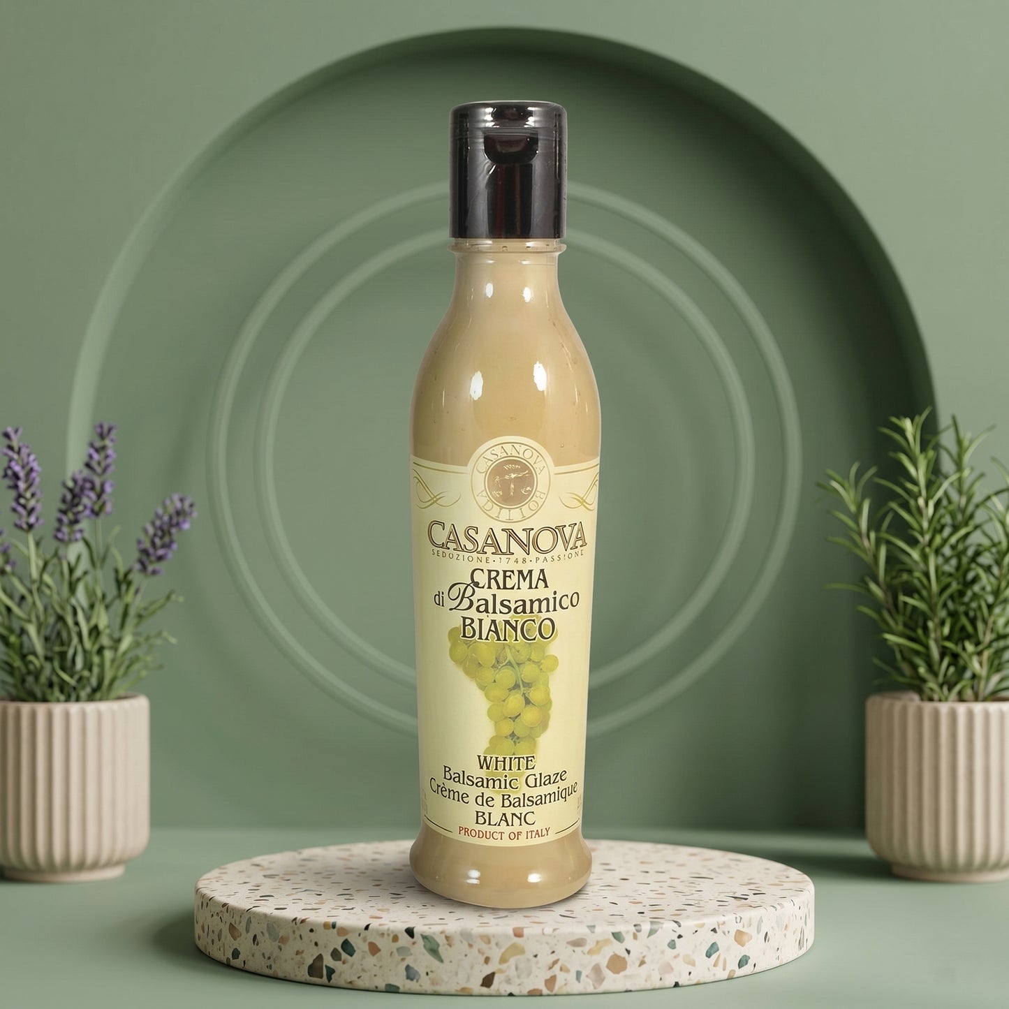 CASANOVA Weiße Crema Gewürzzubereitung 220g – Milde Premium-Gourmetcreme