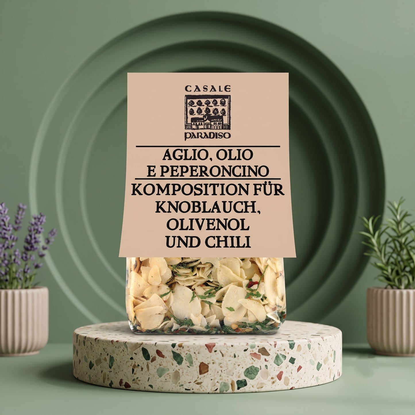 CASALE PARADISO Aglio, Olio e Peperoncino – Gewürzmischung Knoblauch-Chili