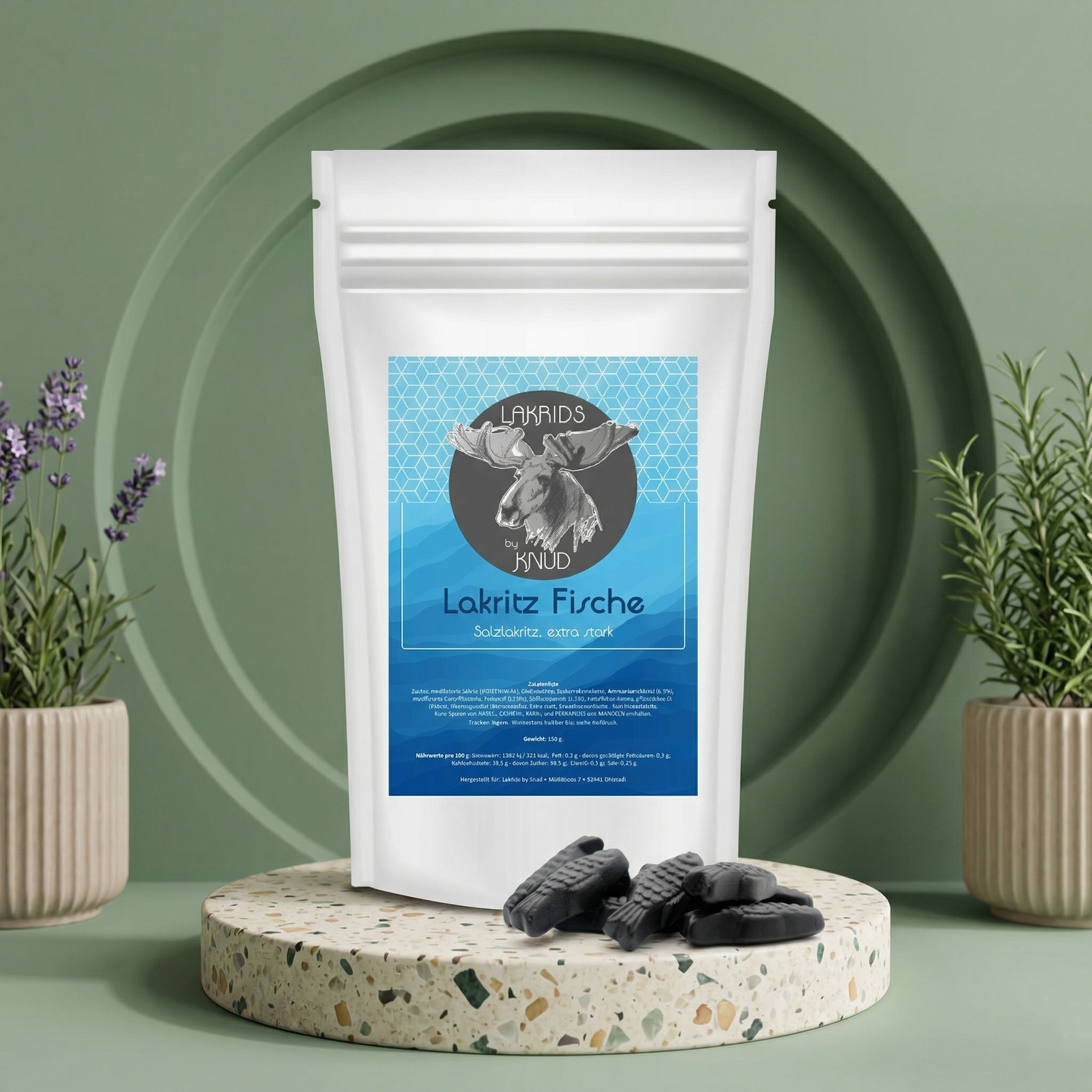 Lakritz Fische salzig KNUD