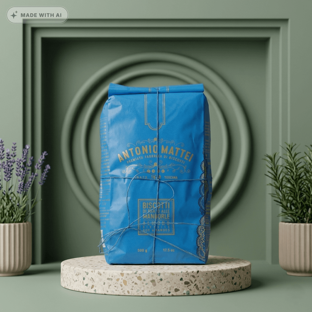 Cantuccini La Mattonella - Toskanische Mandelkekse MATTEI - Delikatess Express