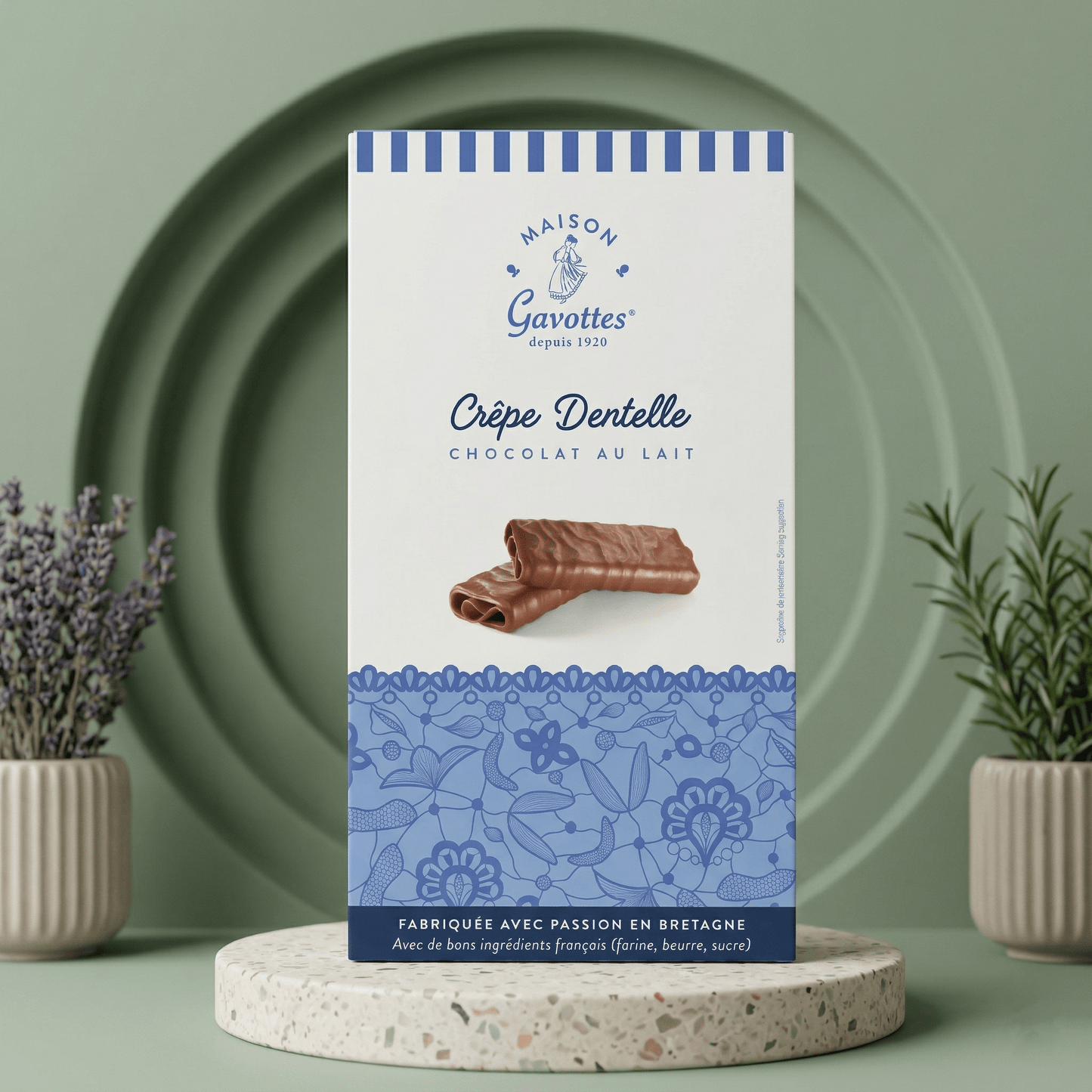 Crêpes Dentelles mit Milchschokolade von MAISON GAVOTTES - Delikatess Express