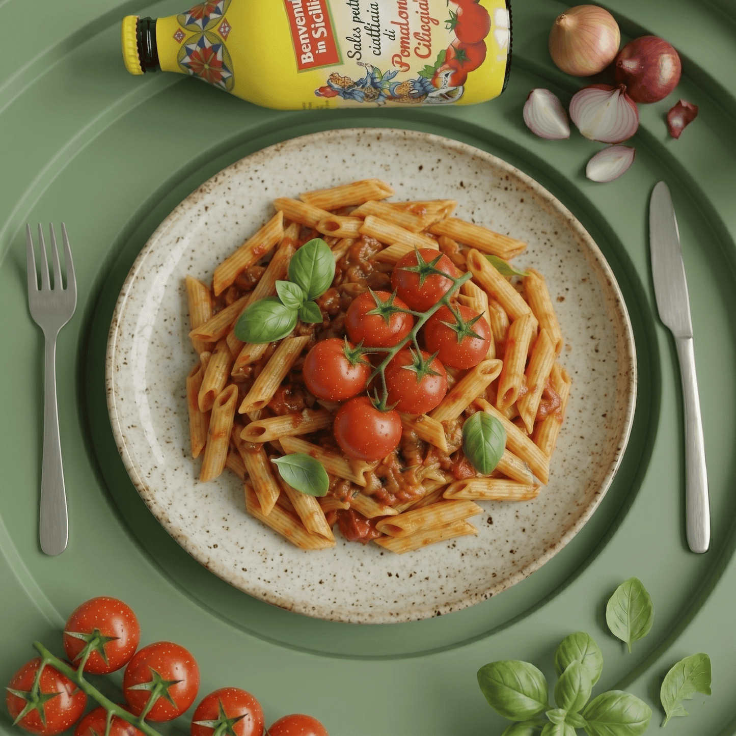 Kirschtomatensauce - Nudelsauce aus aromatischen Kirschtomaten - Delikatess Express