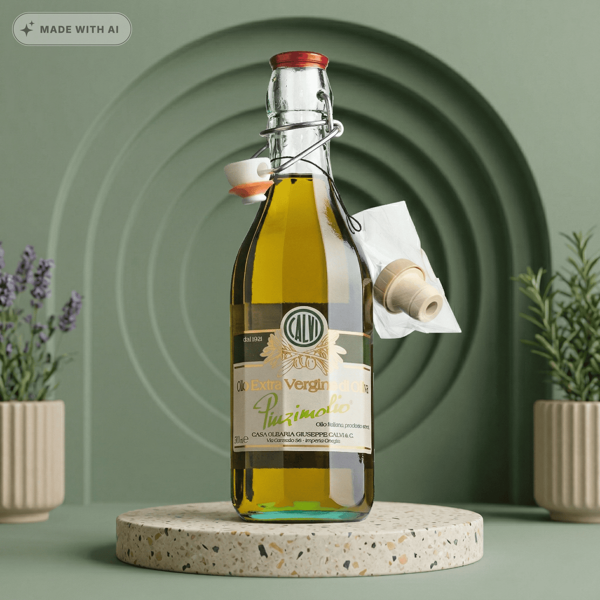 Natives Olivenöl extra ,Pinzimolio‘ 500 ml CALVI - Delikatess Express