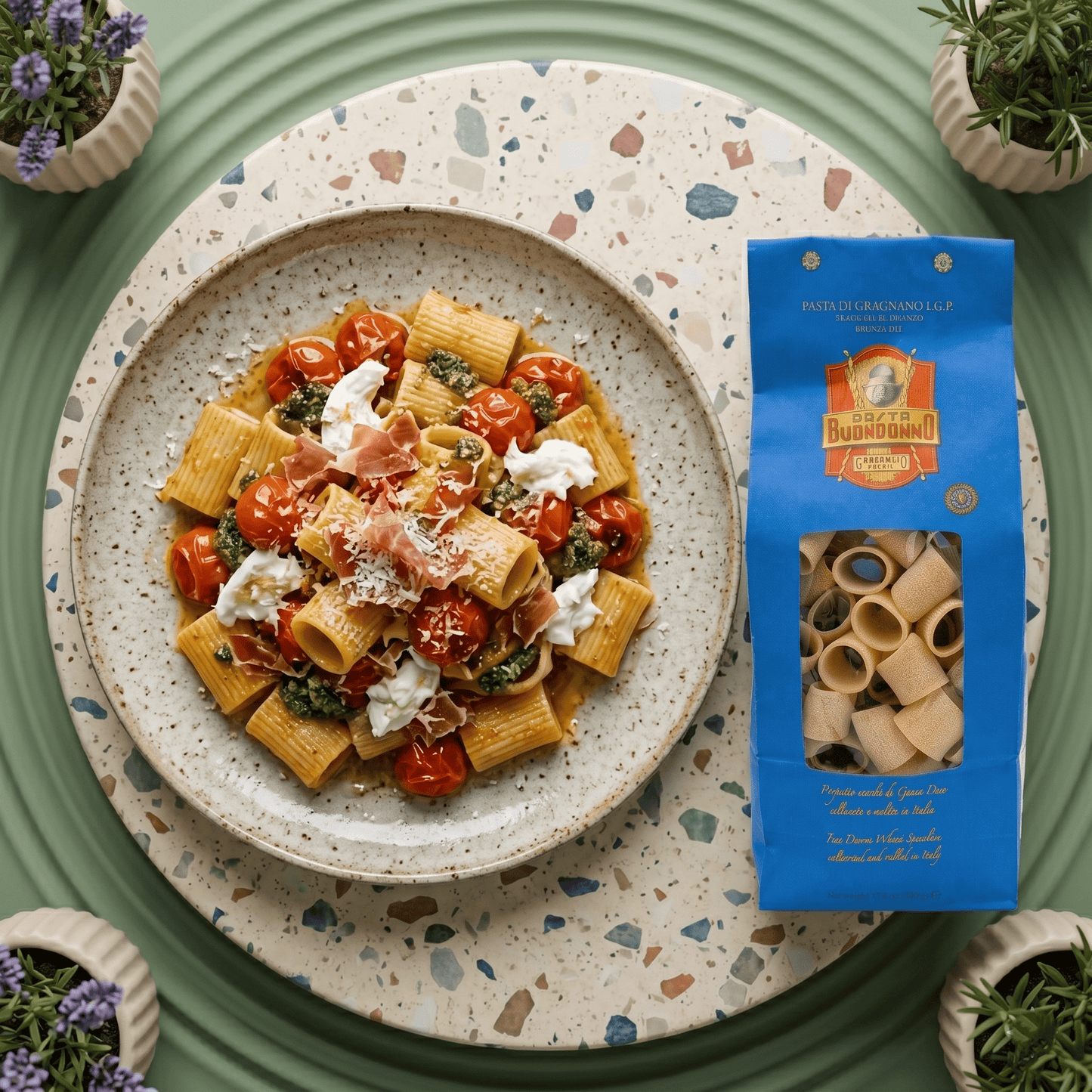Paccarielli Rigati - Pasta di Gragnano IGP | Pasta Buondonno - Delikatess Express