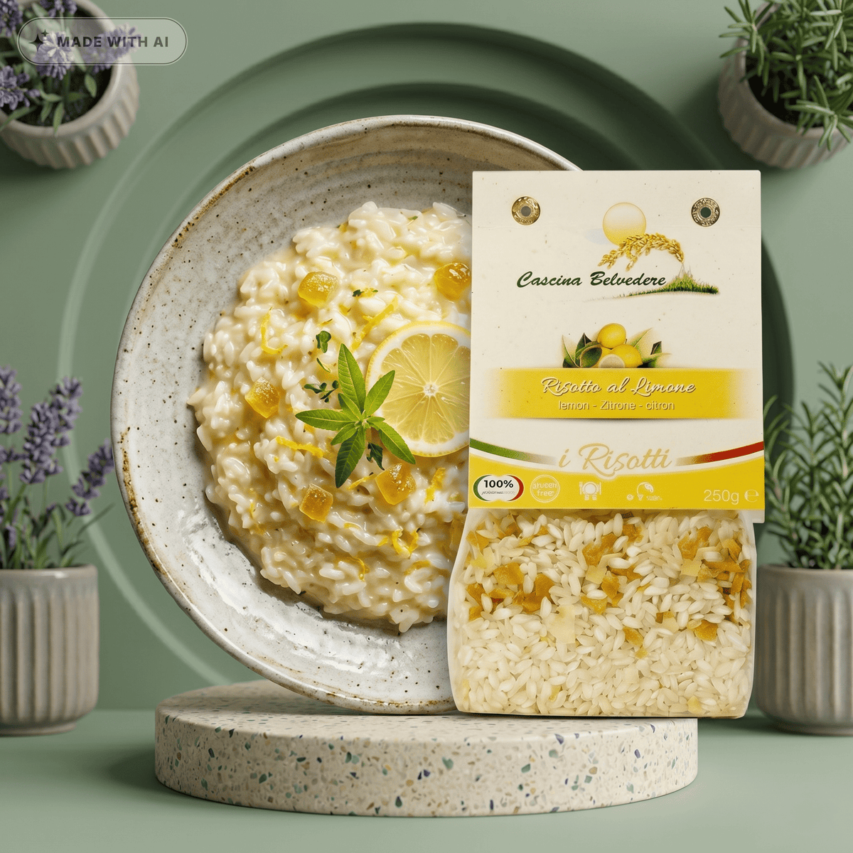 Risotto - Zitrone - CASCINA BELVEDERE - Delikatess Express