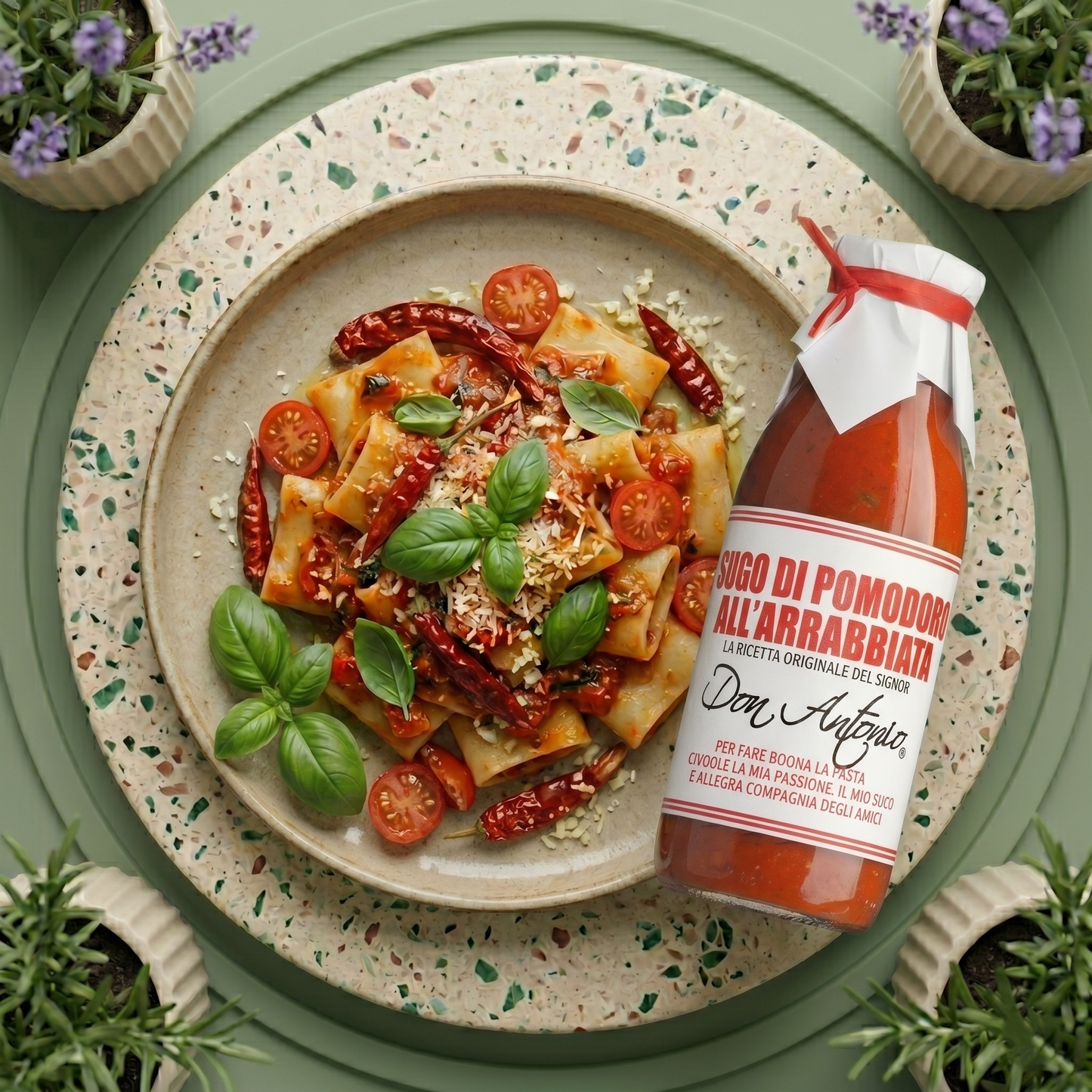 Scharfe Tomatensauce mit Chili - Sugo all’arrabbiata - Delikatess Express