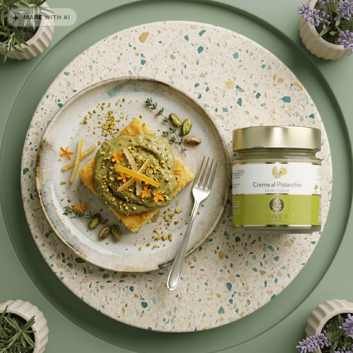Süße Pistaziencreme - Crema al pistacchio SCYAVURU - Delikatess Express