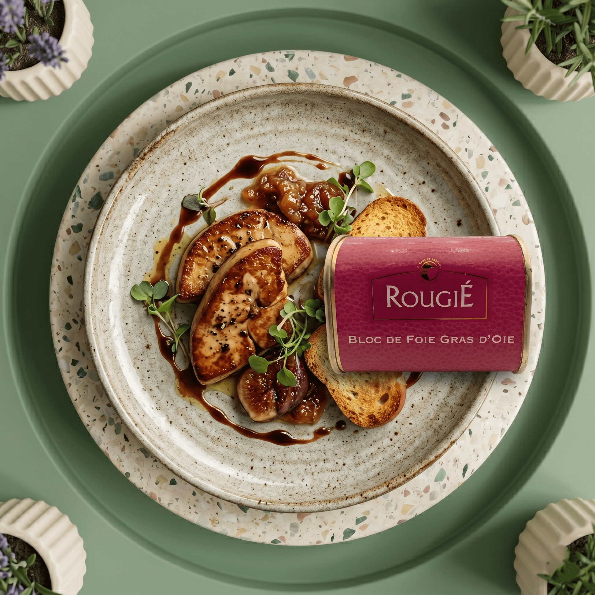 145g Gänsestopfleberblock - Foie Gras von ROUGIE - Delikatess Express