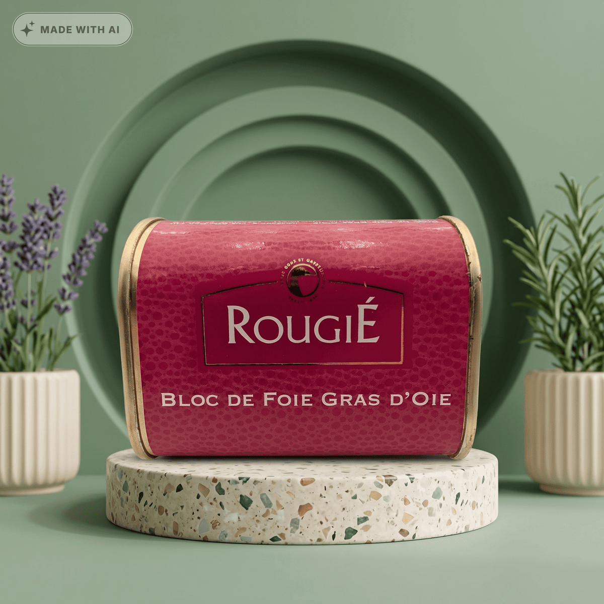 145g Gänsestopfleberblock - Foie Gras von ROUGIE - Delikatess Express