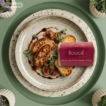 145g Gänsestopfleberblock - Foie Gras von ROUGIE - Delikatess Express