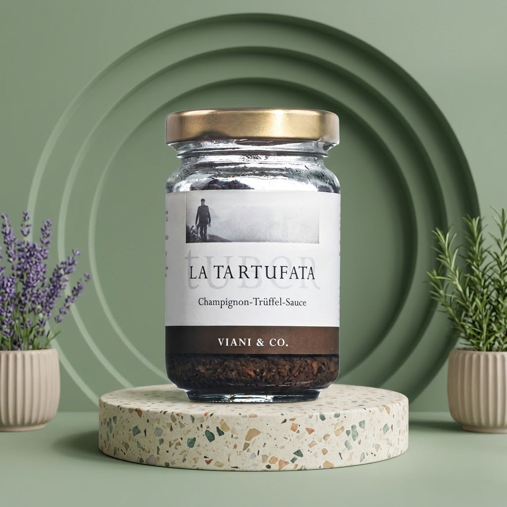 Original italienische Tartufata – Premium Trüffelsauce mit Sommertrüffel (5%)