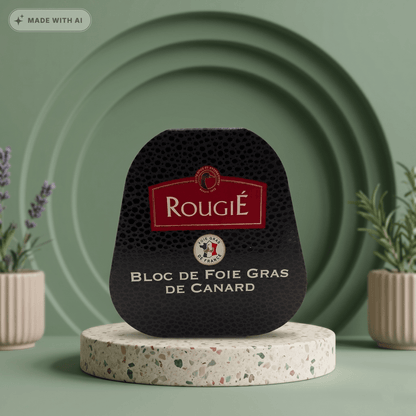 75g Entenleberblock mit Armagnac, Trapez Foie Gras ROUGIE - Delikatess Express