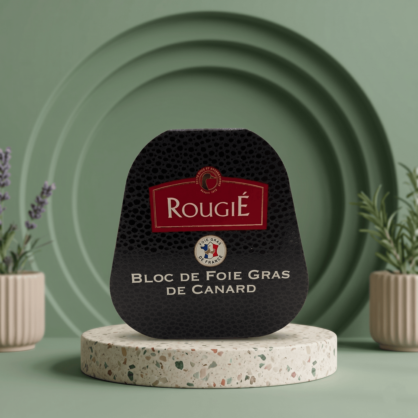 75g Entenleberblock mit Armagnac, Trapez Foie Gras ROUGIE - Delikatess Express