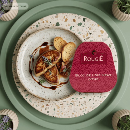 75g Gänsestopfleberblock - Foie Gras - Trapez von ROUGIE - Delikatess Express