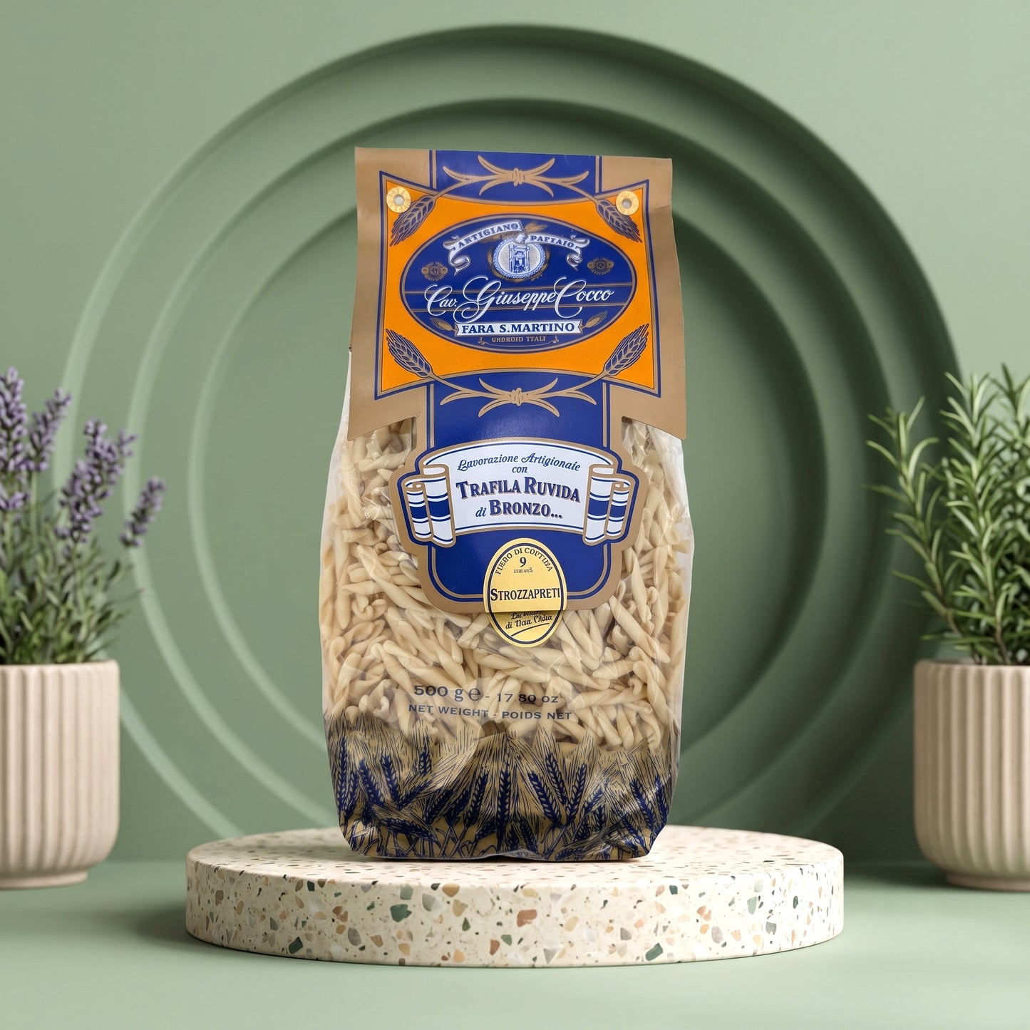 GIUSEPPE COCCO Strozzapreti Nr. 113 500g – Premium-Pasta aus den Abruzzen