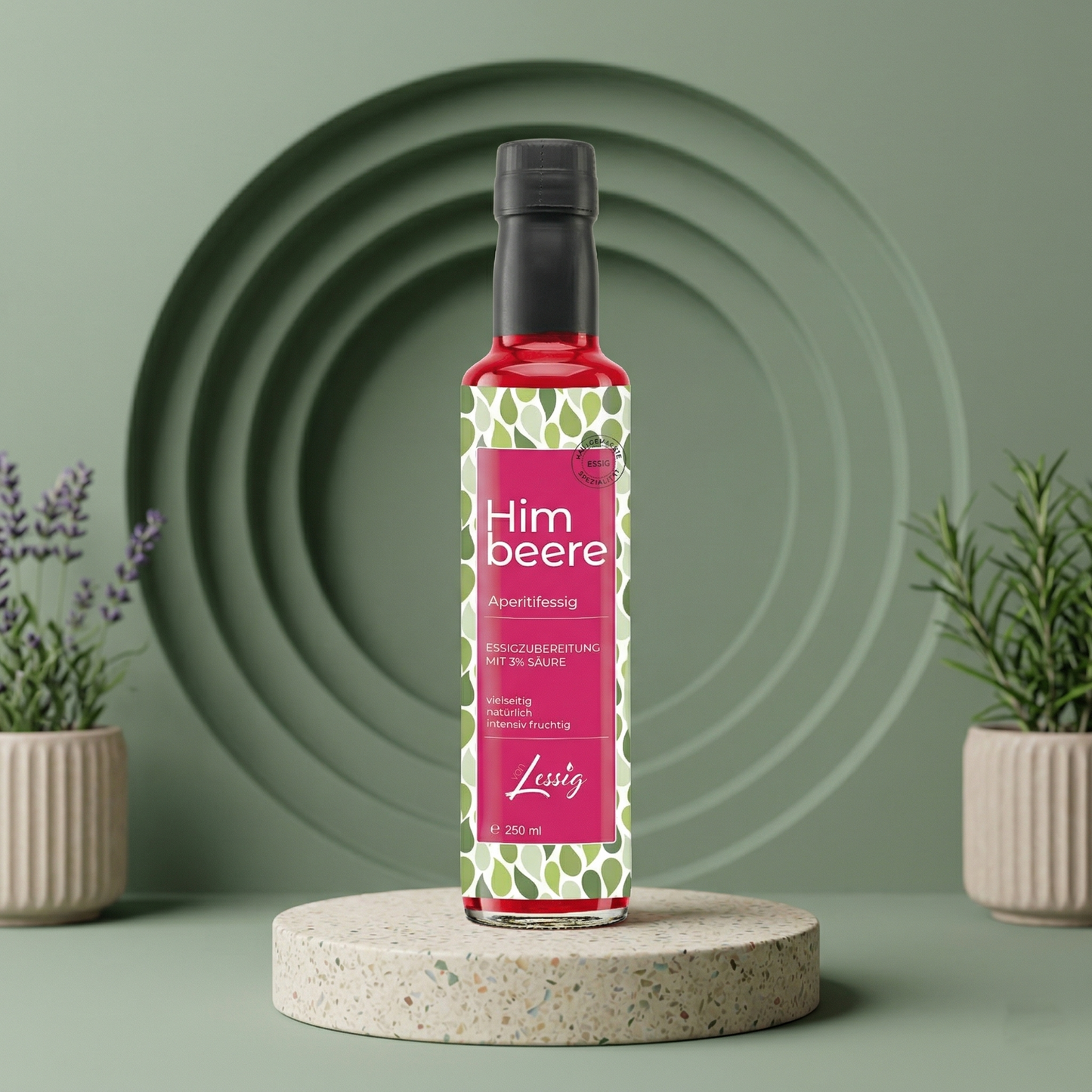 Himbeer & Essig - mild nur 3% Säure