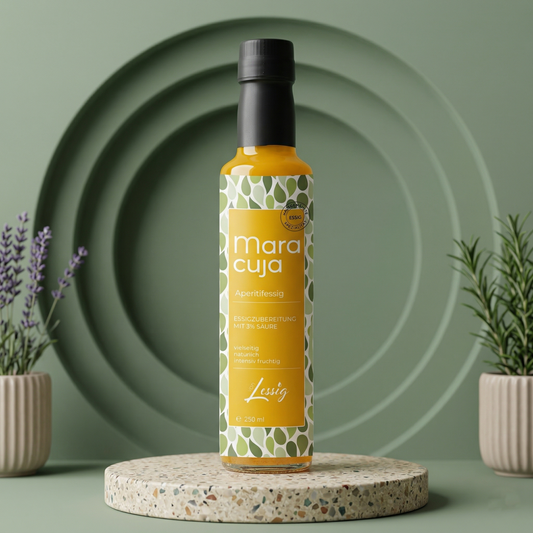 Maracuja & Essig - mild nur 3% Säure