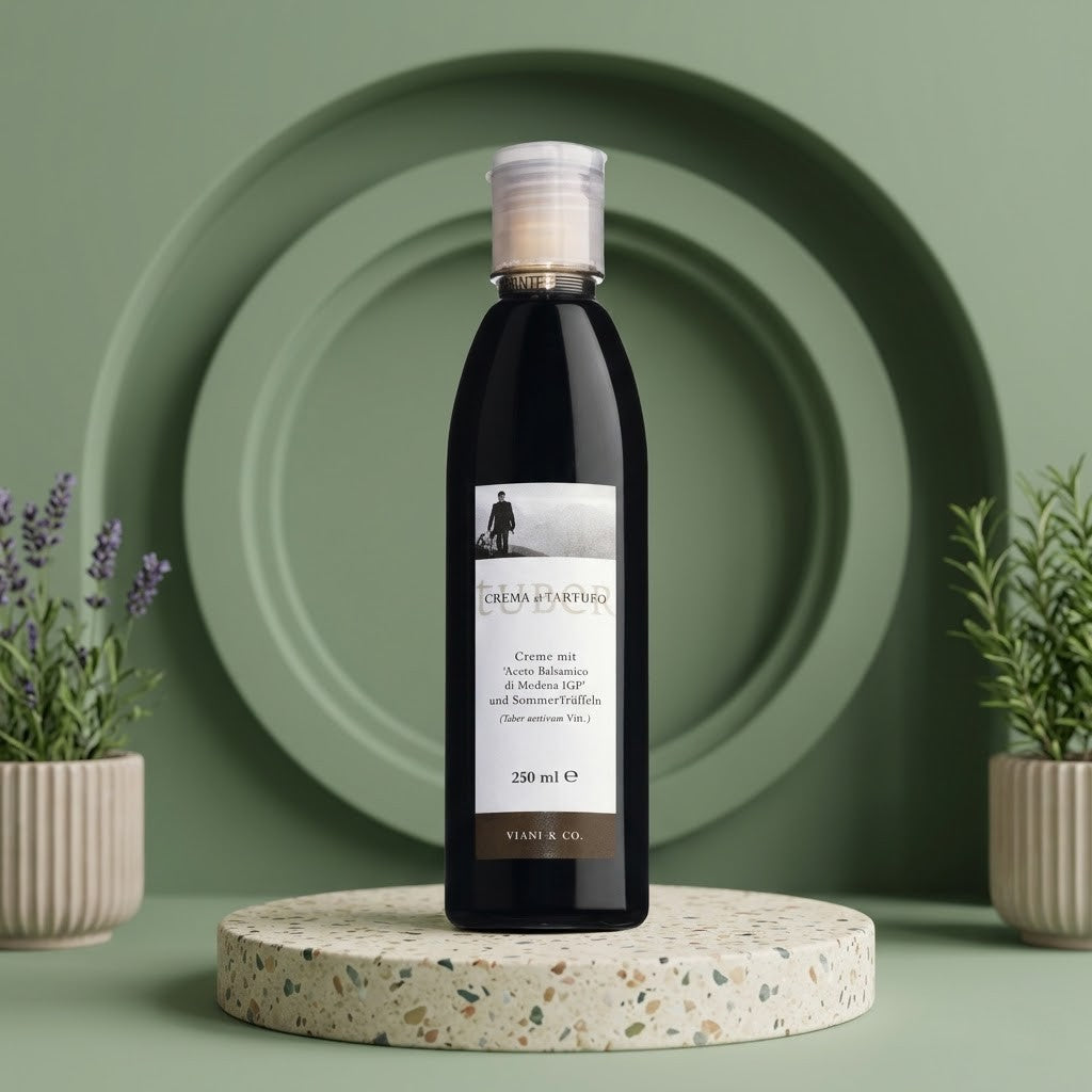 Original italienische Balsamicocreme mit Trüffeln – Crema di Aceto Balsamico di Modena IGP