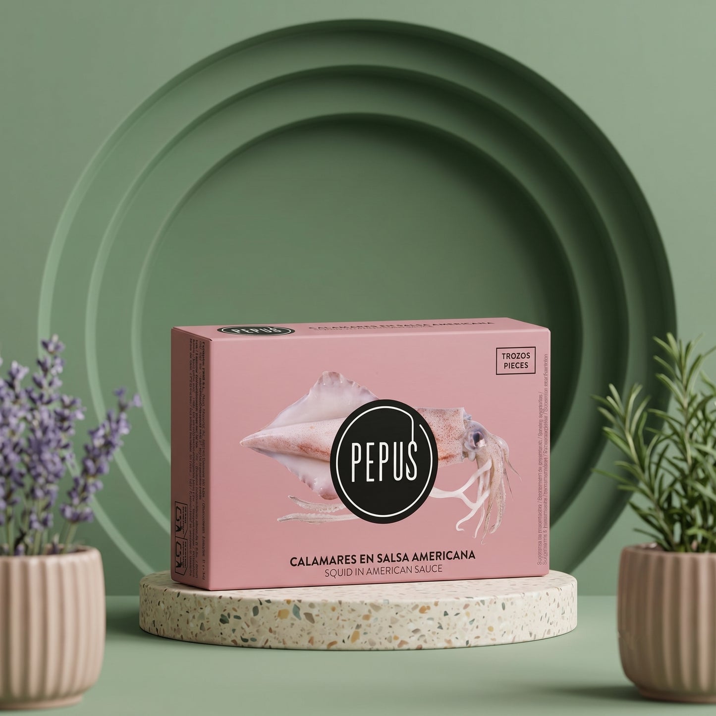 PEPUS Tintenfisch in Americana-Sauce 115 g – Würzige Meeres-Spezialität