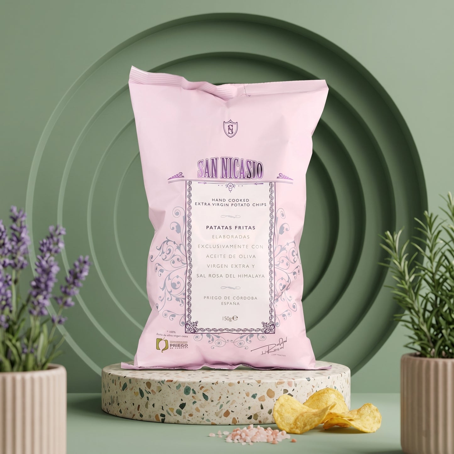 San Nicasio Patatas Fritas – Premium Kartoffelchips mit nativem Olivenöl extra