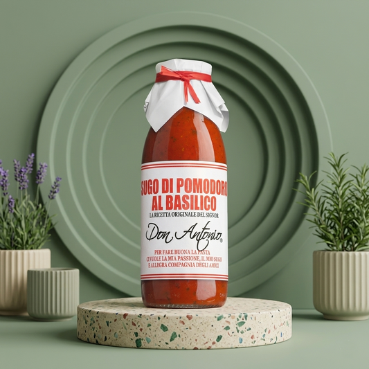 Tomatensauce mit Basilikum