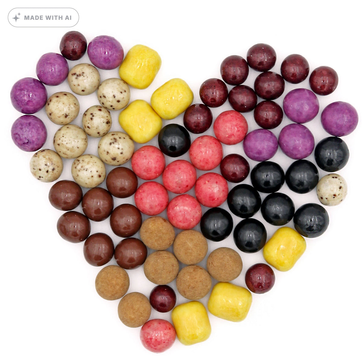 Knud Lakritz Geschenkset Frucht & Schokolade (550 g) – 8 Schoko-Kugeln - Delikatess Express