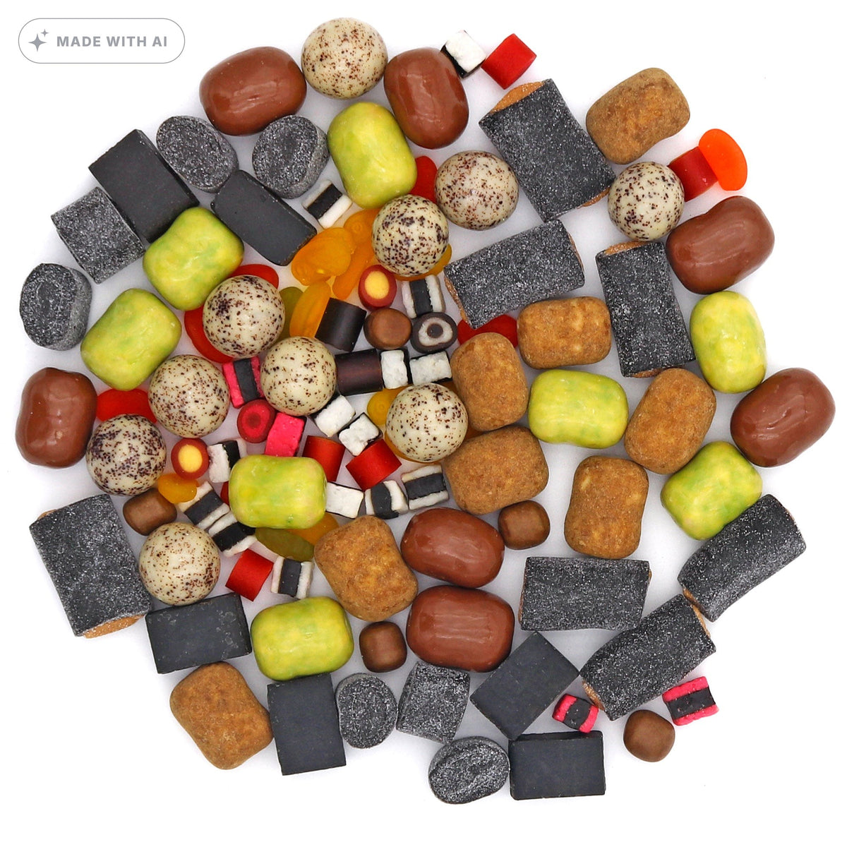 Knud Lakritz Geschenkset Bunte Vielfalt (550 g) – 8 Gourmet-Spezialitäten - Delikatess Express