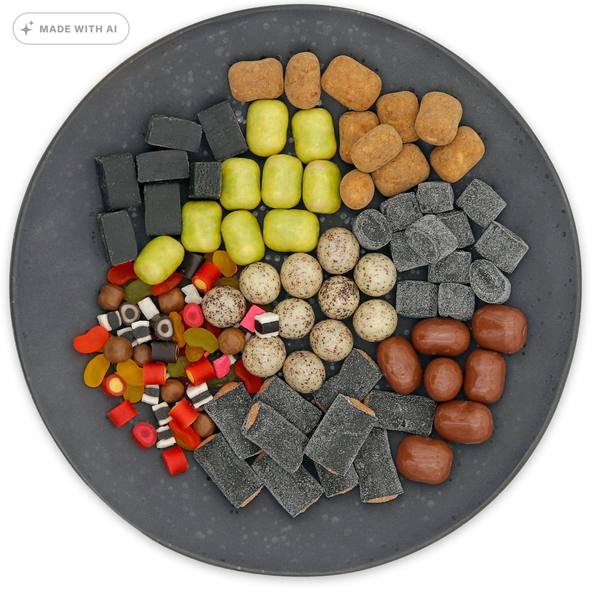 Knud Lakritz Geschenkset Bunte Vielfalt (550 g) – 8 Gourmet-Spezialitäten - Delikatess Express