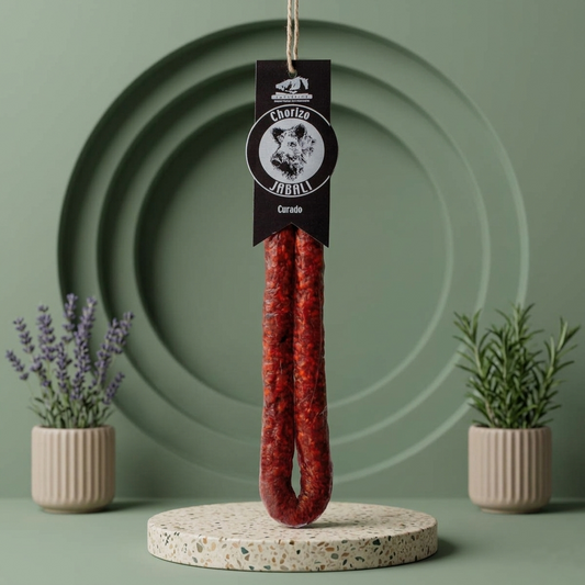 Wildschwein Chorizo aus Spanien - EMBUASTUR