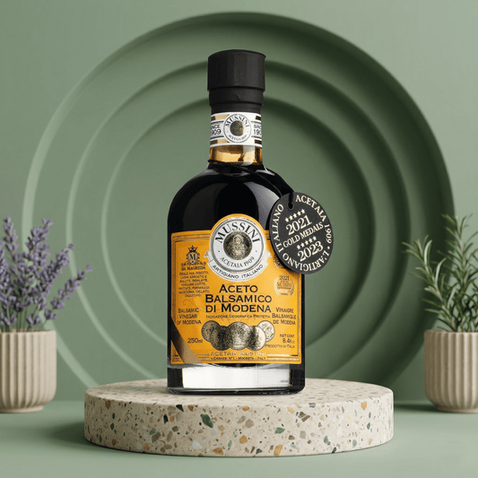 Aceto Balsamico di Modena IGP - Balsamessig ,Il Denso' MUSSINI - Delikatess Express