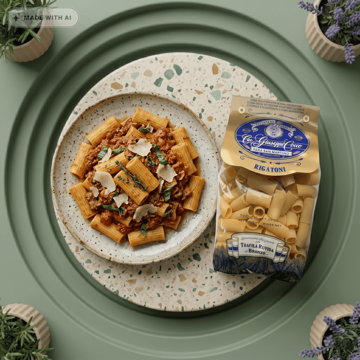 Authentische italienische Rigatoni von GIUSEPPE COCCO - Delikatess Express