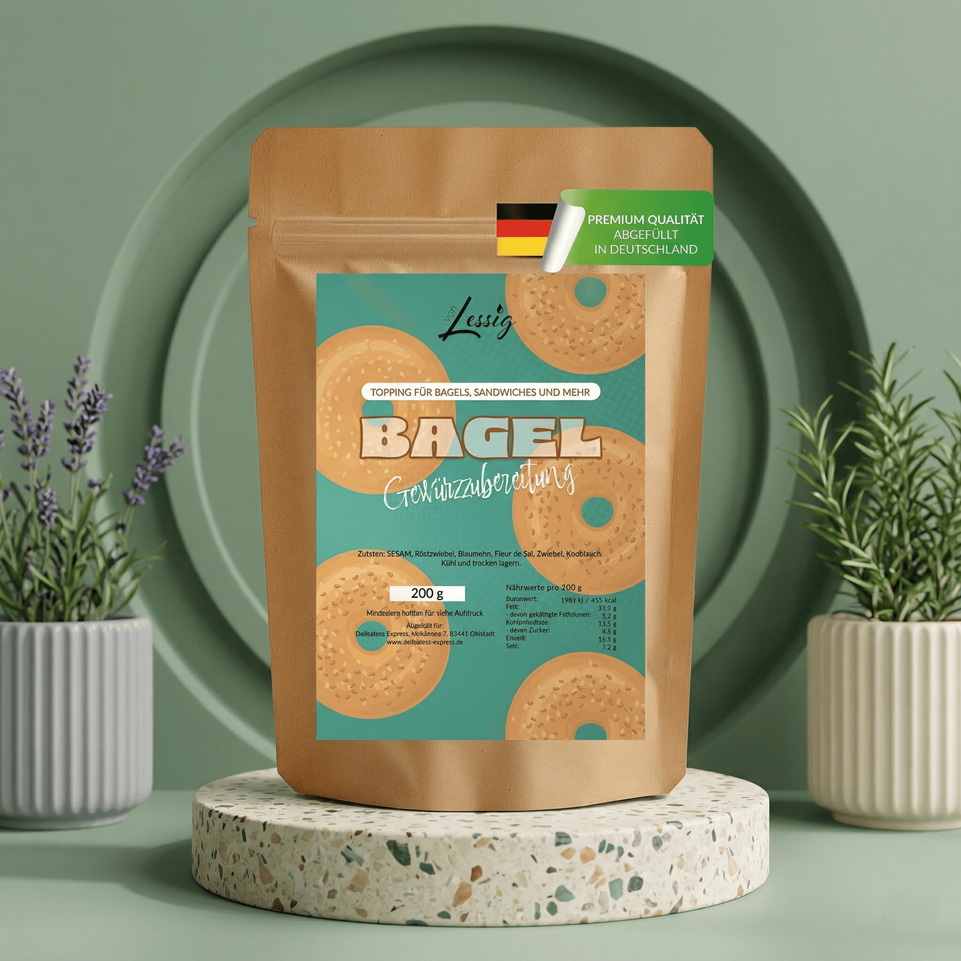 Bagel Gewürz - Everything But The Bagel Seasoning LESSIG - Delikatess Express