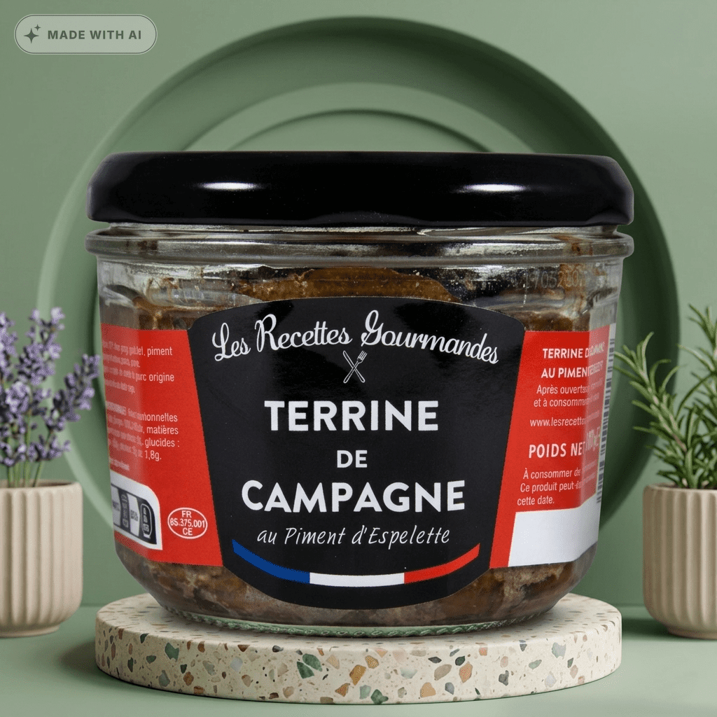 Bauerterrine mit Espelette Pfeffer - LES RECETTES GOURMANDES - Delikatess Express