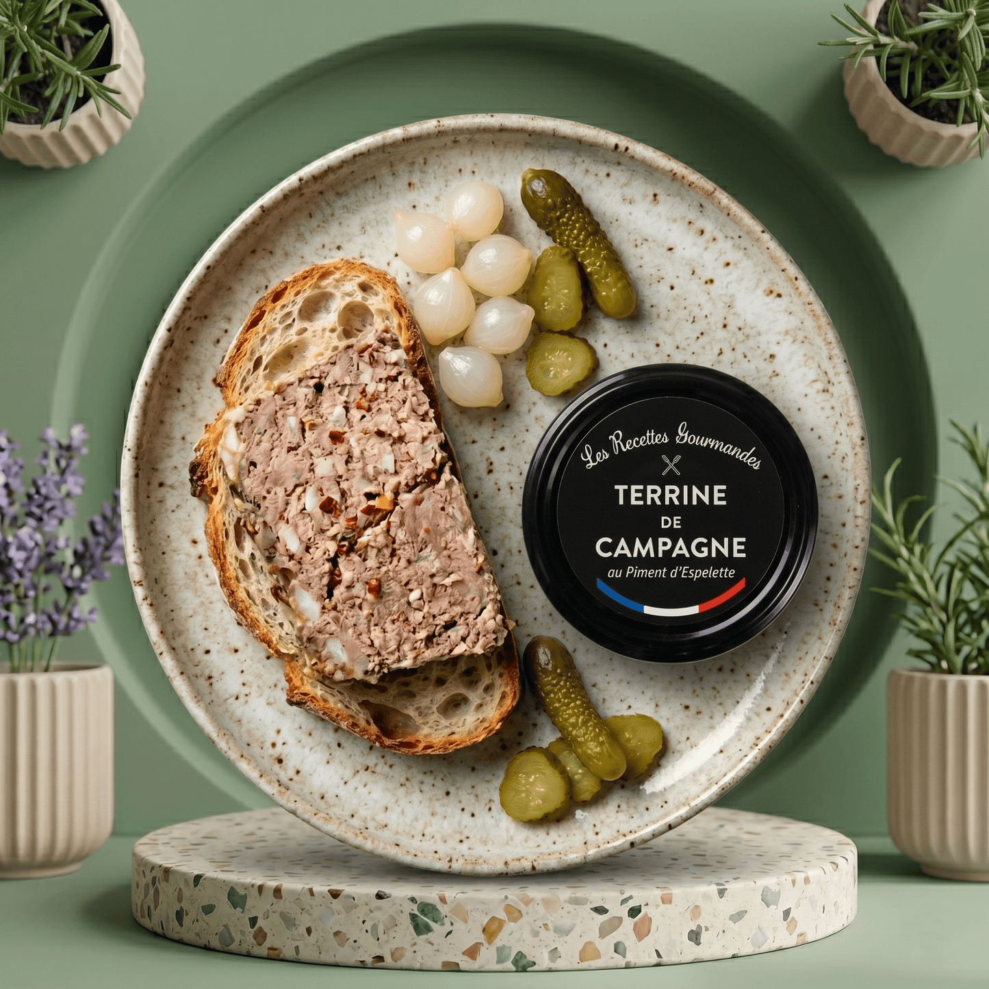Bauerterrine mit Espelette Pfeffer - LES RECETTES GOURMANDES - Delikatess Express