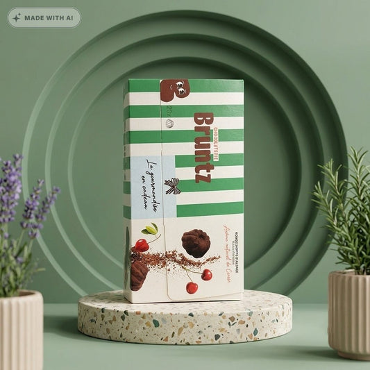 BRUNTZ Kougelhopf Kakaokonfekt Kirsch 100g – Elsässer Pralinen-Spezialität - Delikatess Express