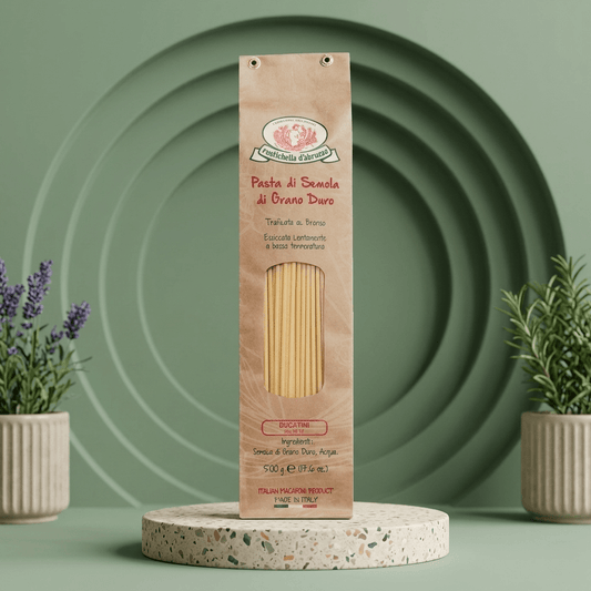 Bucatini - hohle Spaghetti von Rustichella - Delikatess Express