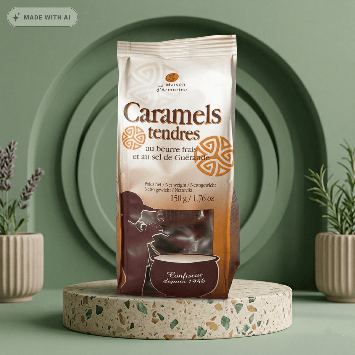 Butter Karamell Bonbons gesalzen MAISON D´ARMORINE - Delikatess Express