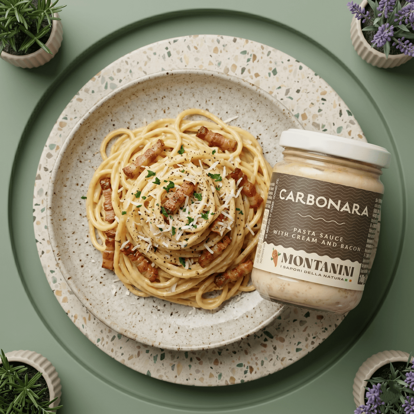 Carbonara Sauce von MONTANINI - Delikatess Express
