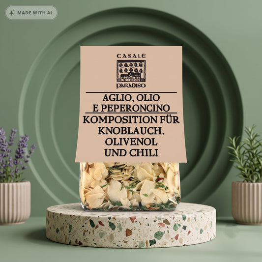 CASALE PARADISO Aglio, Olio e Peperoncino – Gewürzmischung Knoblauch-Chili - Delikatess Express