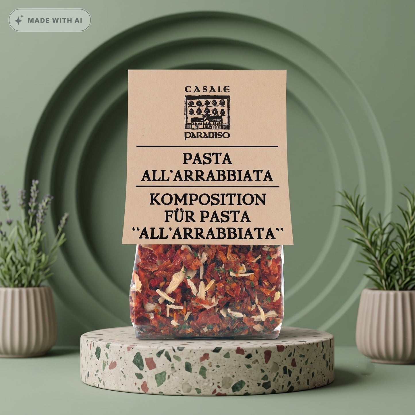 CASALE PARADISO Pasta all’Arrabbiata – Gewürzzubereitung mit Chili - Delikatess Express
