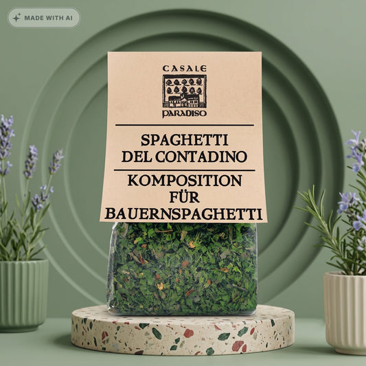 CASALE PARADISO Spaghetti del Contadino – Gewürzmischung Bauernart - Delikatess Express