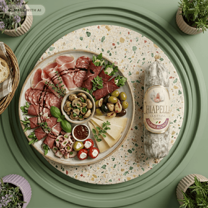 CHIAPELLA Knoblauchsalami - intensiver Geschmack mit Knoblauch - Delikatess Express