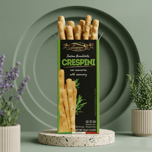 Crespini - Grissini Rosmarin 125g - Delikatess Express