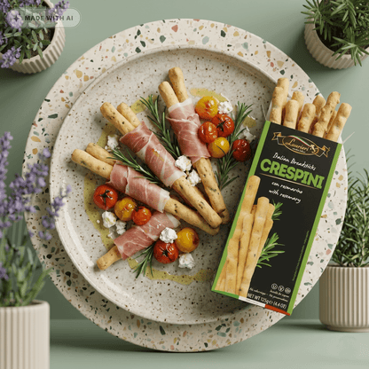 Crespini - Grissini Rosmarin 125g - Delikatess Express