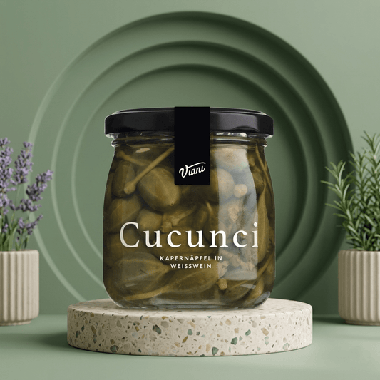 Cucunci - Kapernäpfel in Weißwein - Delikatess Express