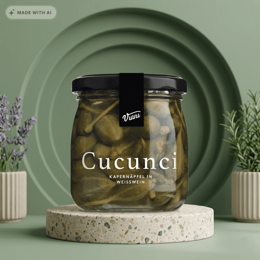 Cucunci - Kapernäpfel in Weißwein - Delikatess Express