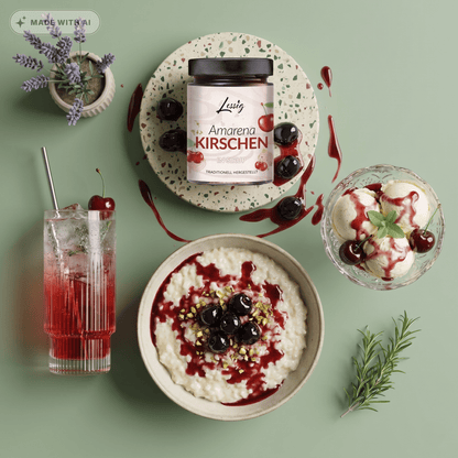 Delikate Maraschino Amarena Kirschen LESSIG - Delikatess Express