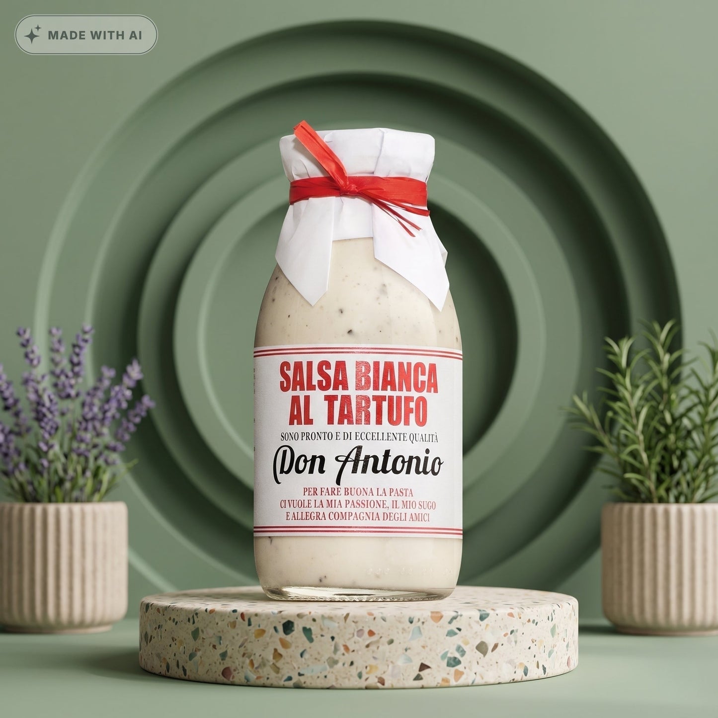DON ANTONIO Helle Trüffelsauce – Salsa bianca al tartufo - Delikatess Express