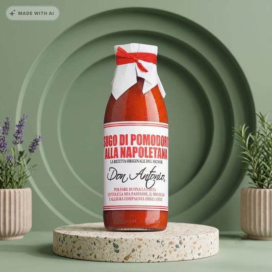 DON ANTONIO Sugo alla Napoletana 480ml – Traditionelle Tomatensauce mit Gemüse - Delikatess Express