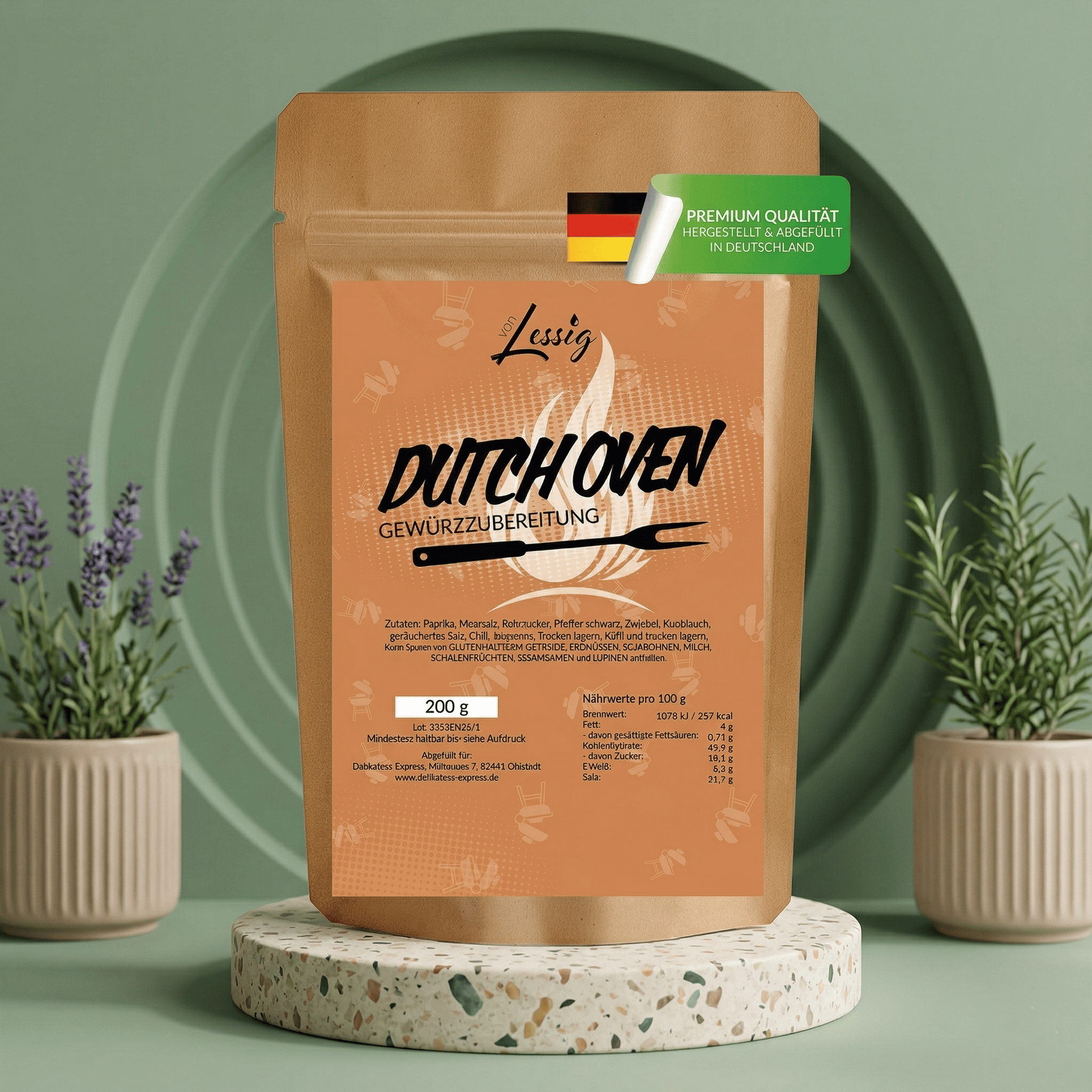 Dutch Oven Gewürzmischung LESSIG - Delikatess Express